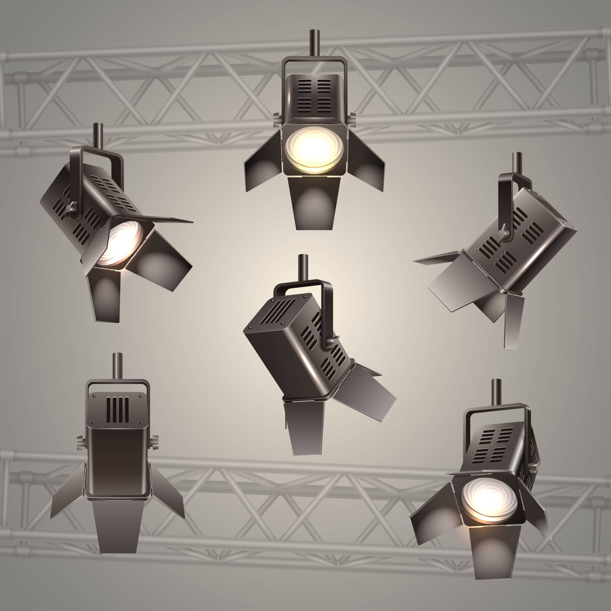 سیستم نورپردازی سالن همایش و کنفرانس در طراحی سالن ها